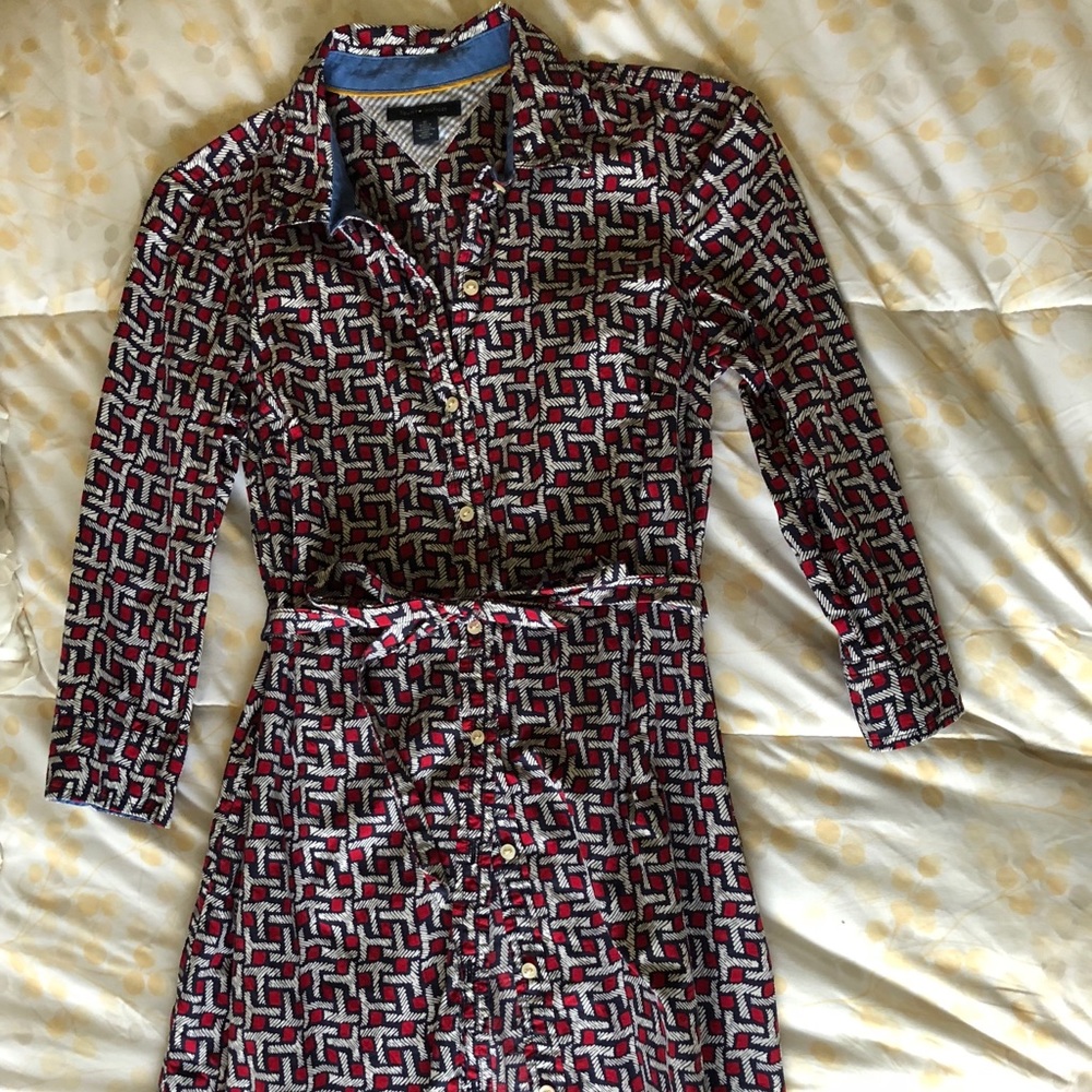 Tommy Hilfiger Belted Bow Dress